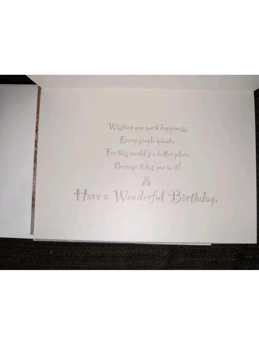 Vintage Regent Birthday Wishes Teddy Bears & Roses 3 cards & 3 envelopes